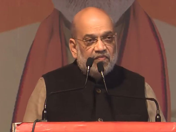 Amit Shah addressed a public rally in Rajouri Garden, Delhi (Photo/ANI)