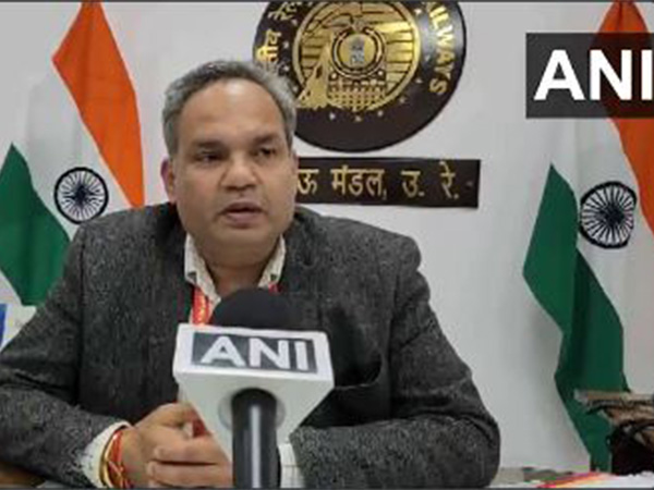 DRM Lucknow, Satyendra Mohan Sharma. (Photo/ANI)