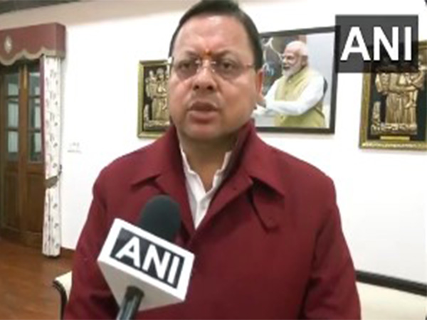 Uttarakhand Chief Minister Pushkar Singh Dhami (Photo/ANI)