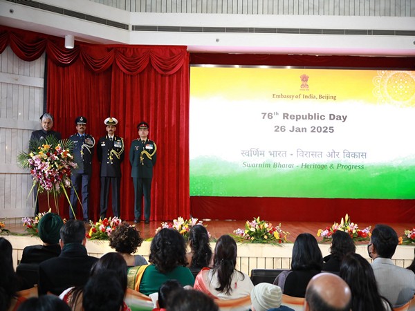 Global greetings mark India's 76th Republic Day celebrations (Photo: X/ @EOIBeijing)