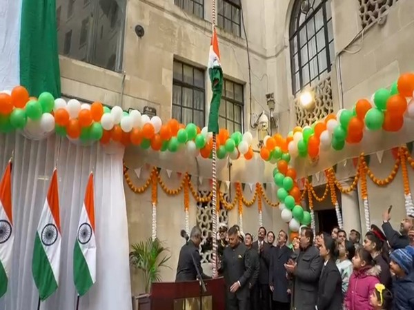 High Commission of India in the UK celebrated India’s 76th Republic Day (Photo/ANI)