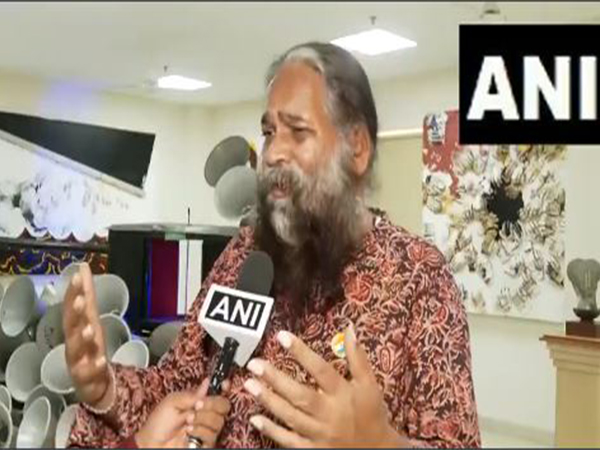 sculpture artist Adwaita Charan Gadanayak. (Photo/ANI)