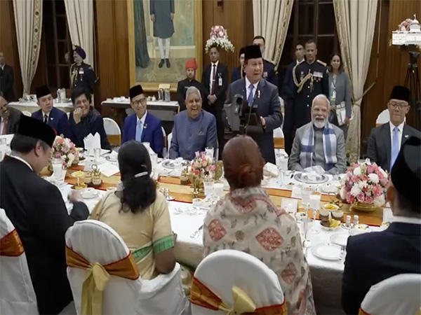Indonesian President Prabowo Subianto at special banquet (Photo/President of India YouTube)