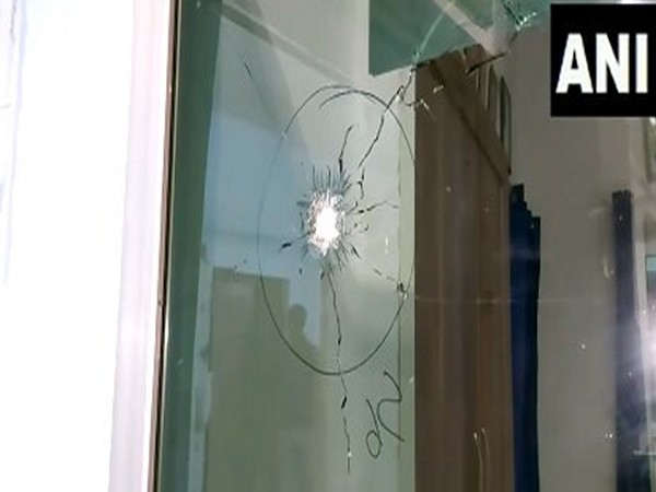 Visuals of the firing at the office (Photo/ANI)