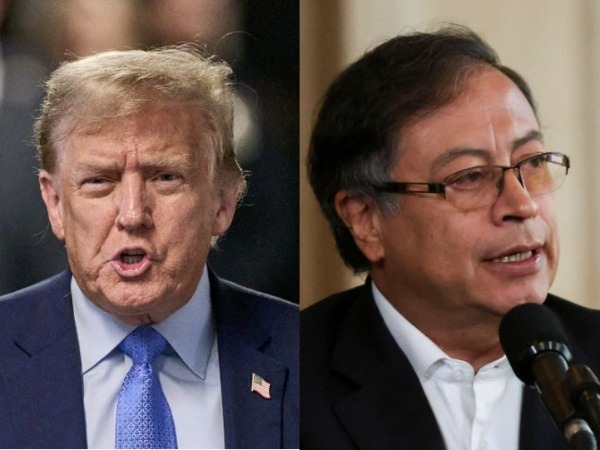 US President Donald Trump and Colombian President Gustavo Petro (Photo: Reuters)