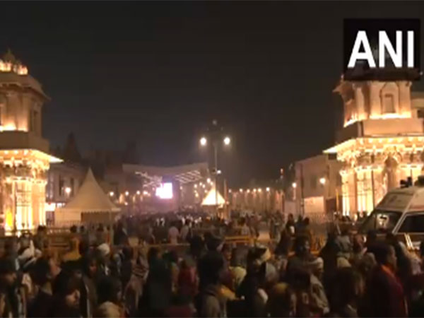 Ayodhya's Ram Temple sees surge in devotees (Photo/ANI)