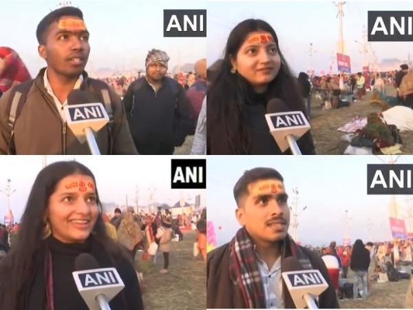 Devotees visiting Prayagraj Mahakumbh (Photo/ANI)