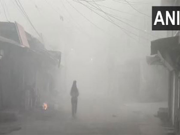 Moradabad engulfed in a layer of dense fog (Photo/ANI)  