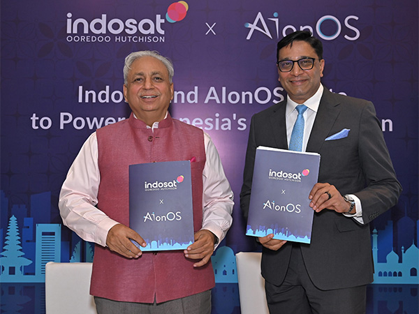 MoU between Indosat and AIonOS (Photo/ANI)