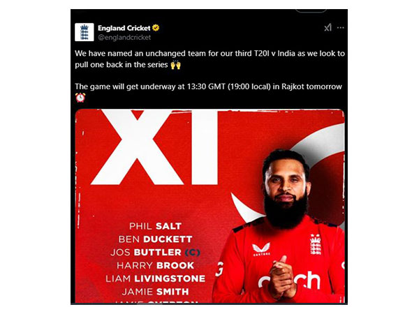 Team England (Photo: @EnglandCricket/X)