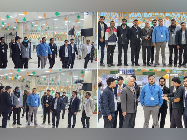 AAI officials review ongoing airport operations in preparation for the Mahakumbh Festival (Image: X/AAI)