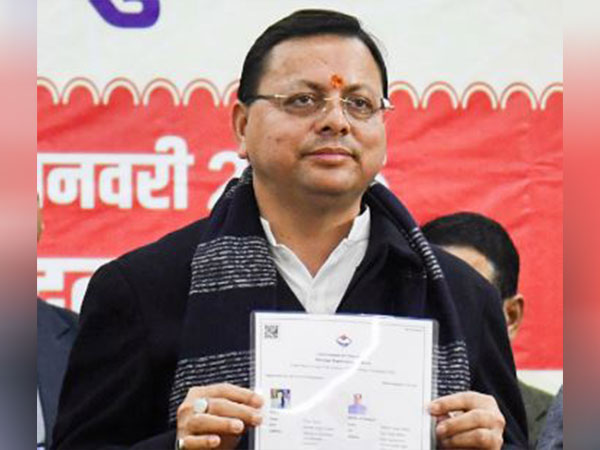  Uttarkhand Chief Minister Pushkar Singh Dhami  (Photo/ANI)