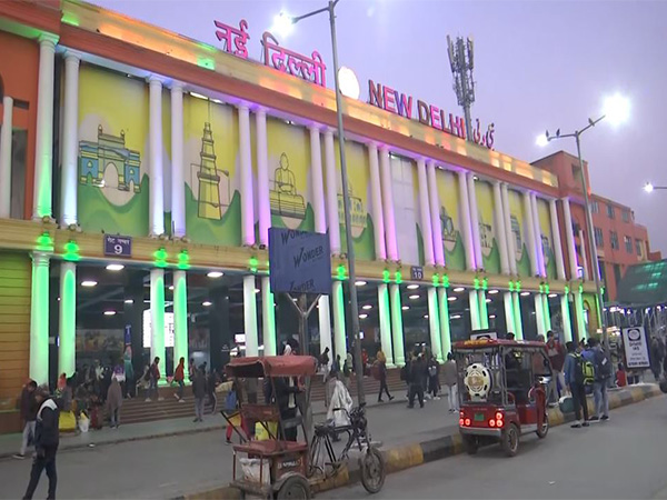 Morning visuals from the New Delhi Railway Station (Photo/ANI)