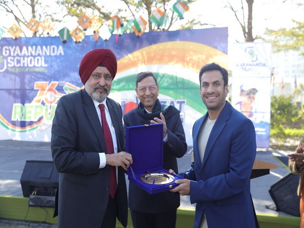 Republic Day Ceremony & Inauguration of Howzzat Cricket Tournament Season 10 at Gyaananda School, Sector 109, Dwarka Expressway