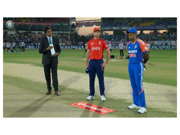 Suryakumar Yadav and Jos Buttler at the time of the toss (Photo: @BCCI/X) 