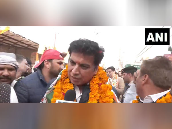 Devender Yadav, Delhi Congress President and party candidate from Badli (Photo/ANI)