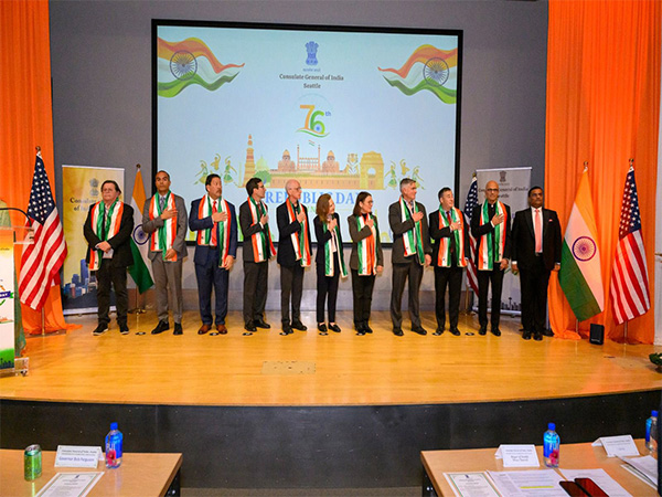 Guests at the Republic Day celebration in Consul General of India, Seattle, (Image: X@IndiainSeattle)