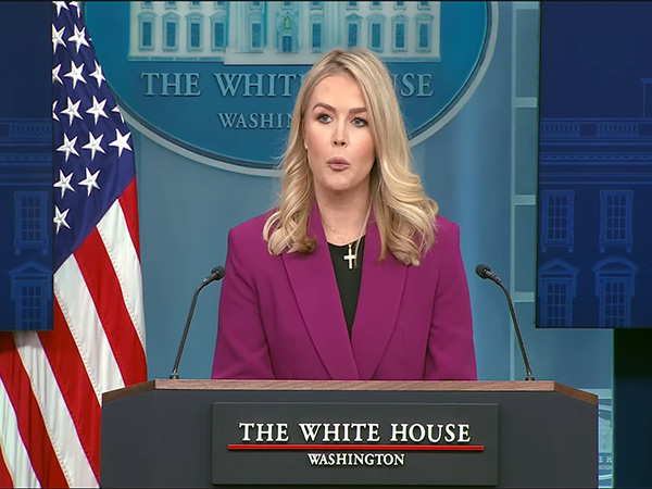 US Press Secretary Karoline Leavitt (Image: YouTube@The White House)