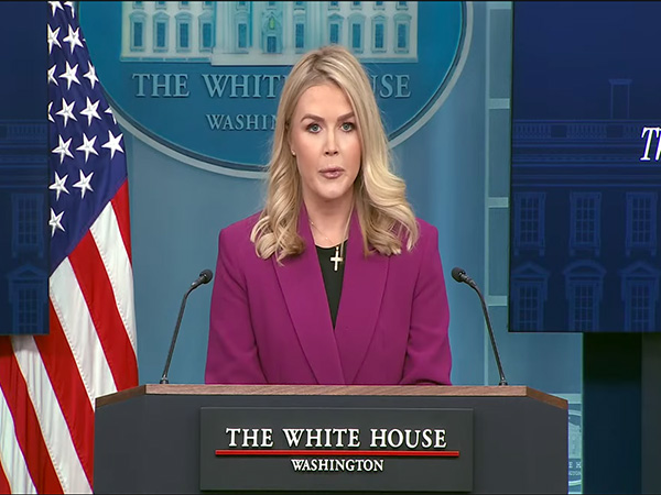 US Press Secretary Karoline Leavitt (Image: YouTube@The White House)