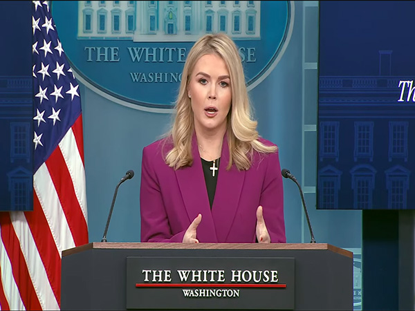 US Press Secretary Karoline Leavitt (Image: YouTube@The White House)