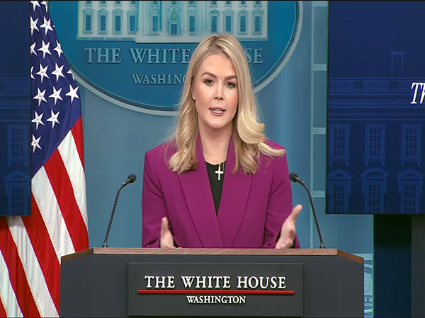 US Press Secretary Karoline Leavitt (Image: YouTube@The White House)