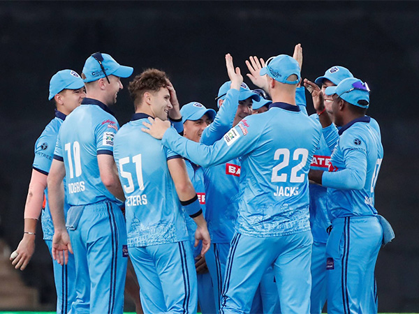 Team Pretoria Capitals celebrating after taking a wicket (Photo: SA20)