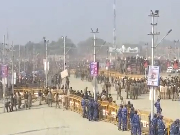 Heavy Security at Mahakumbh, Prayagraj (Photo/ANI)