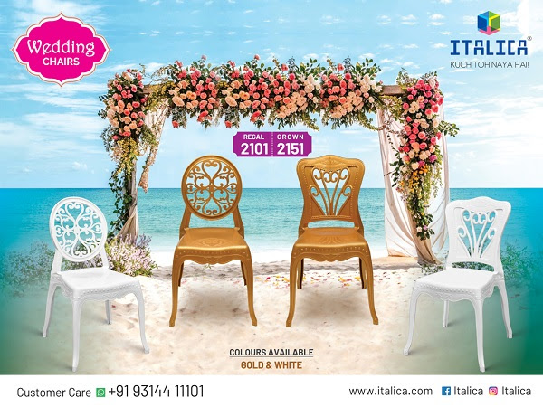 Regal and Crown - Wedding chair collection by ITALICA