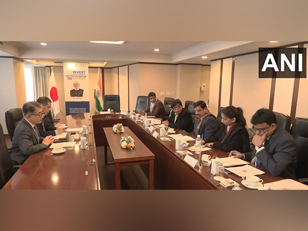 Madhya Pradesh CM Mohan Yadav meets JICA Senior Vice President Shohei Hara (Photo/ANI)