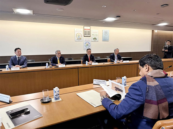 Madhya Pradesh CM Mohan Yadav visits Bridgestone Headquarters in Tokyo (Image Credit: X/@DrMohanYadav51)