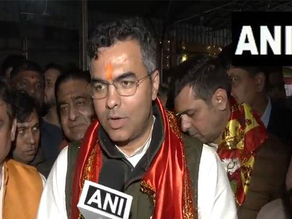 Parvesh Verma, BJP candidate for the New Delhi constituency. (Photo/ANI)