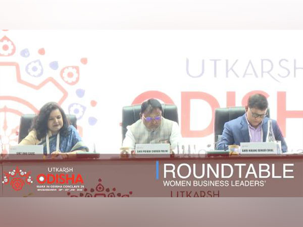 Odisha CM Mohan Charan Majhi joining roundtable (Photo/I&PR Department, Odisha)