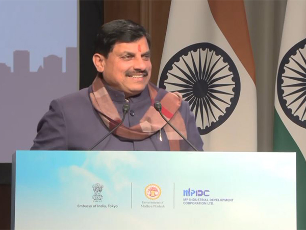 Madhya Pradesh Chief Minister Mohan Yadav interacting with the diaspora (Photo/ANI)