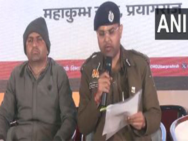 Kumbh Deputy Inspector General (DIG) Vaibhav Krishna (Photo/ANI)