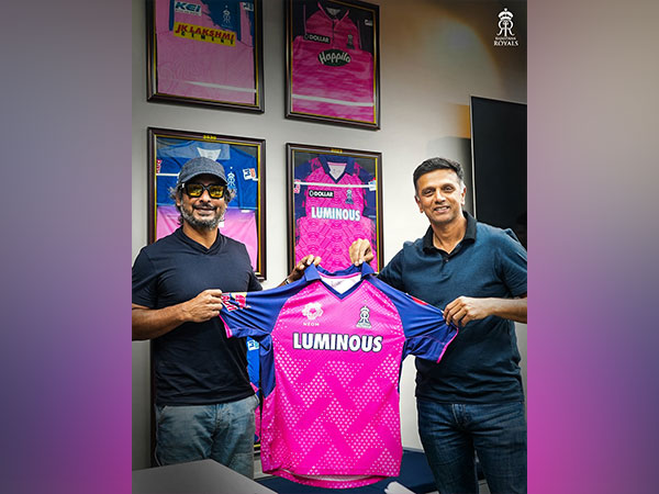 Rajasthan Royals jersey reveal. (Photo- Rajasthan Royals X/@rajasthanroyals)