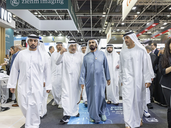   Mohammed bin Rashid tours Arab Health 2025 (Photo/WAM)