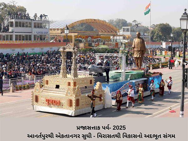 Gujarat's Republic Day tableax at Kartavya Path (Photo/Gujarat CMO)