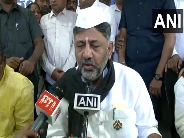 Karnataka Deputy Chief Minister, DK Shivakumar (Photo/ANI)