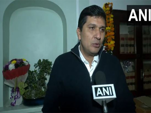 Delhi Minister and AAP candidate from Greater Kailash Assembly seat Saurabh Bharadwaj (Photo/ANI)