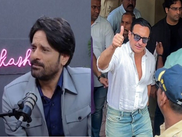 Actors Jaideep Ahlawat and Saif Ali Khan (Image source: ANI)