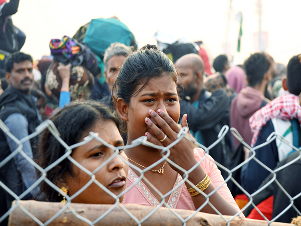 A visual from the stampede (Photo/ANI) 