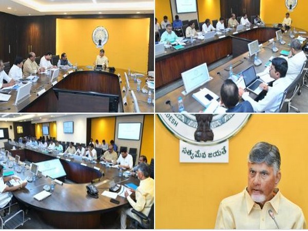 Andhra Pradesh CM Chandrababu Naidu chairs State Investment Promotion Board meeting (Images: X/CMO)