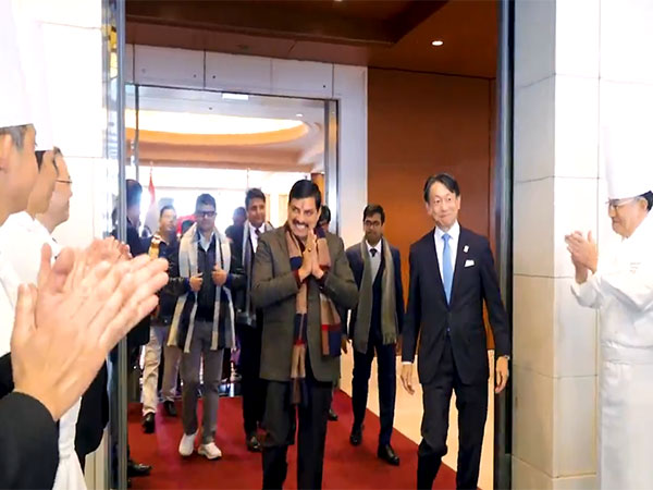 Madhya Pradesh CM Mohan Yadav departs from hotel in Osaka (Image Credit: X/@DrMohanYadav51)