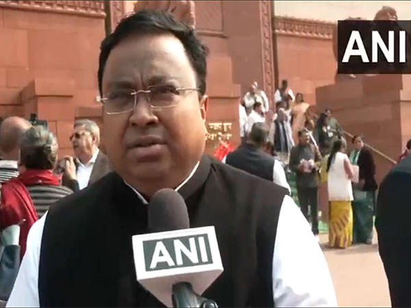 Biju Janata Dal (BJD) MP, Sasmit Patra (Photo/ANI)