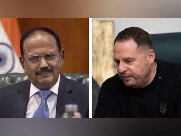 NSA Ajit Doval and  Head of the Ukrainian Presidential Office Andriy Yermak (Photo/@AmbRus_India/@AndriyYermak)