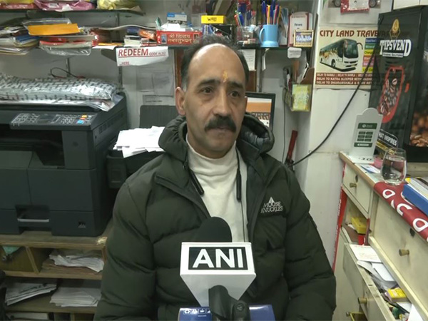 A tourism business operator in Himachal Pradesh. (Photo/ANI)