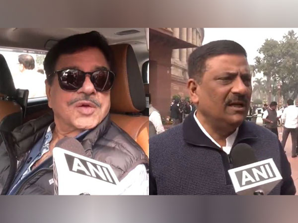  TMC MP Shatrughan Sinha, JD(U) MP Sanjay Jha (Photo/ANI)