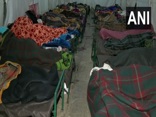 Visuals from night shelter (Photo/ANI)