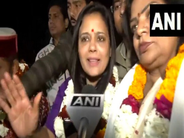 Trinamool Congress (TMC) leader Mahua Moitra  (Photo/ANI)