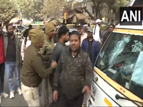 Police officials at the spot on Sunday. (Photo/ANI)